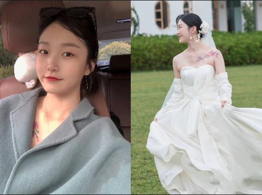 武汉99年纹身女婊子【刘晶晶】新婚翌日便出轨约炮，跟情夫酒店啪啪视频曝光